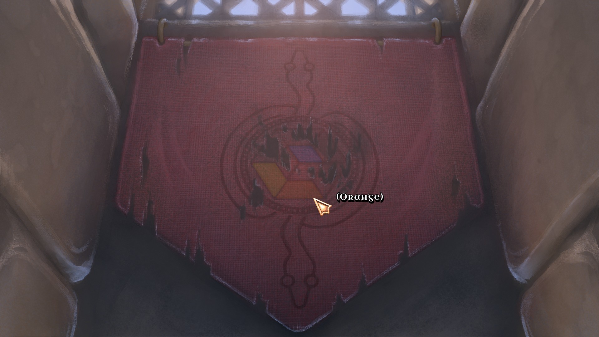 Tapestry for a color puzzle